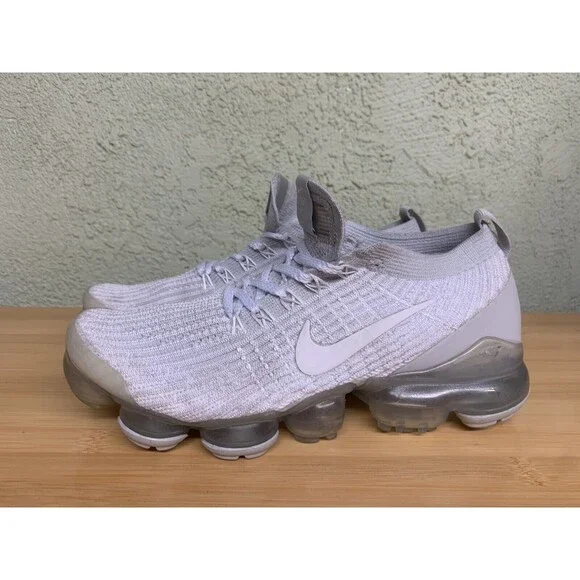 Nike Air Vapormax Flykknit‎ 3 White Pure Platinum AJ6900-102 Men’s Size 6